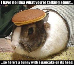 bunny pancake