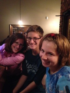 A night at the Red Brick with the three most important people in the world.